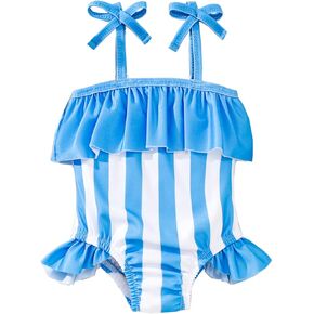 Weebaby Baby Girl Swimsuit One Piece Toddler Swimsuit Girl Newborn Infant Swimwear Strawberry Bathing Suits for Girls