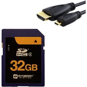 Synergy Digital Accessory Kit, Compatible with JVC Everio GZ-R560BUS Camcorder includes: HDMI6FMC AV & HDMI Cable, SY-SD32GB Memory Card