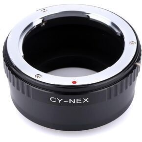 BGNing Lens Mount Adapter, Camera Lens Adapter Ring, Lens Adapter Mount Compatible with Contax/Yashica (C/Y or CY) Lens to Sony E Mount NEX Camera