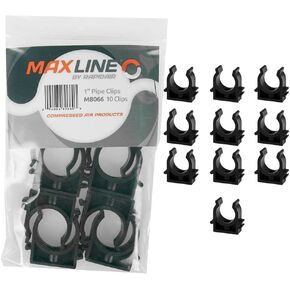 RapidAir MaxLine 1" Compressed Air Tubing Wall Mount Clips 10pc. M8066