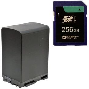Synergy Digital Accessory Kit, Compatible with Canon VIXIA GX10 UHD 4K Camcorder includes: ACD788 Battery, KSD256GB Memory Card