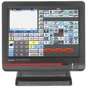 Anti-Glare 15" POS Touch Screen Protector For Casio QT 6600 With Anti-Fingerprint properties.