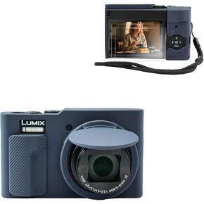 Camera Case for Lumix ZS99,for ZS99 Camera Silicone Case,With 0.25mm Ultra Thin Screen Protector for Panasonic Lumix ZS99 Case,With Hand Strap