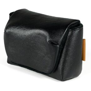 Premium PU Leather Camera Case Camera Bag, Soft Interior, for PENTAX 17 (Navy)