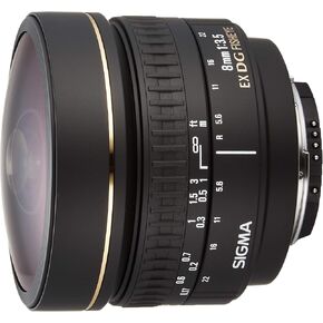 Sigma 8mm f/3.5 EX DG Circular Fisheye Fixed Lens for Nikon SLR Cameras (Renewed)