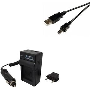 Synergy Digital Accessory Kit, Compatible with Canon XA15 Compact Full HD Camcorder includes: USB5PIN USB Cable, SDM-1503 Charger