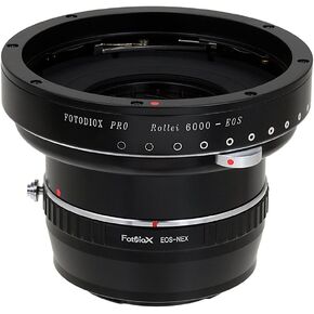 Fotodiox Pro Lens Mount Adapters, Rollei 6000 (Rolleiflex) Series Lenses to to Sony E-Mount Mirrorless Camera Adapter