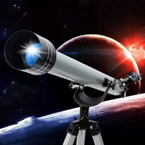 Stargazing Travel Telescope for Adults Telescope Astronomy Beginners 70mm Aperture Refractor Telescopes Tripod & Finder Scope Portable Telescope Nice Family