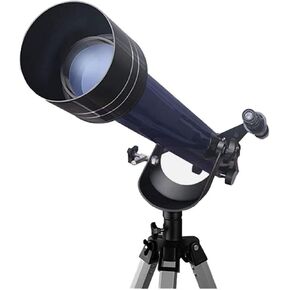 Telescopes for Astronomy Stargazing Student Kids Telescope 45° Full Erect Zenith Mirror High-Definition Sky Viewing Adult Entry Astronomical Telescope (Blue Package 2)