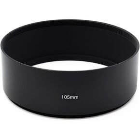 86mm 95mm 105mm x1 Thread Metal Lens Hood Shade for Telephoto Lens(105mm)