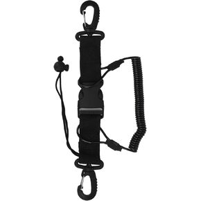 Camera Lanyard, Coil Lanyard Spring Coiled with Quick Release Buckle Swim Tether for Climbing