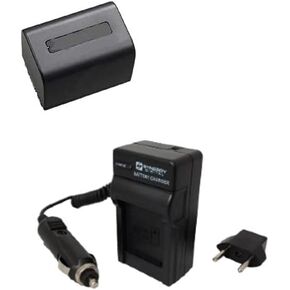 Synergy Digital Camcorder Accessory Kit, Compatible with Sony HXR-NX80 4K NXCAM Camcorder includes: SDM-109 Charger, SDNPFV70NEW Battery
