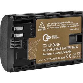 LP-E6NH Rechargeable Lithium-Ion Battery Pack (7.2V, 2250mAh)