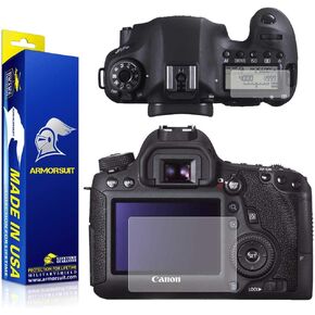 [4 Pack] ArmorSuit MilitaryShield Anti-Glare 2 Screen Protector + 2 Top LCD Protector Designed for Canon EOS 6D Mark II Anti-Bubble Matte Film