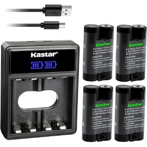 Kastar 1-Pack KAA2HR Battery and LCD Dual USB Charger Replacement for Kodak EasyShare C1013, C300, C310, C315, C330, C340, C360, C433, C433 Zoom, C503, C513, C530, C533 Zoom, C603, C613 Camera