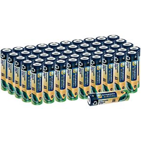 Synergy Digital Camcorder Batteries, Compatible with Brinno BFC100 Camcorder, (Ni-MH, 1.25V, 2800mAh), Combo-Pack Includes: 50 x AA Rechargeable Batteries