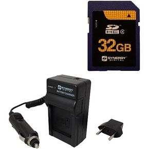 Accessory Kit Compatible with Synergy Digital, Works with Sony HDR-CX675 Full HD Camcorder includes: SDM-109 Charger, SY-SD32GB Memory Card