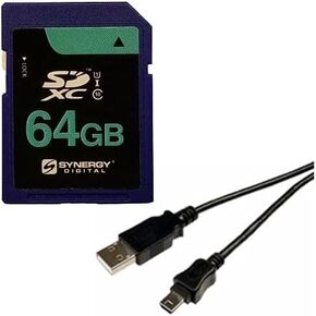 Synergy Digital Accessory Kit, Compatible with Panasonic AJ-PX230 P2 HD 1080p60 AVC Ultra Camcorder includes: SY-SD64GB Memory Card, USB5PIN USB Cable