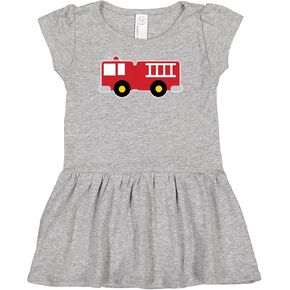 inktastic Fire Truck Childs Fireman Infant Dress
