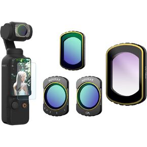 Magnetic Filter Kit Comptible with DJI Osmo Pocket 3 Creator Combo Accessories&UV Filter