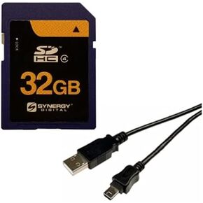 Synergy Digital Accessory Kit, Compatible with HamiltonBuhl ActionPro Camcorder includes: USB5PIN USB Cable, SY-SD32GB Memory Card