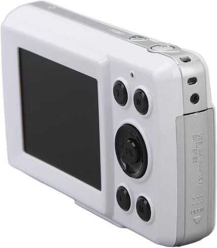 Keenso 16MP Digital Camera for Photography, 16X Digital Zoom, Portable Small Camera with 1080P Video, 2.4 Inch Display, for Outdoor Travel and Parties (White) in Saudi Arabia