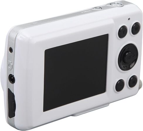 Keenso 16MP Digital Camera for Photography, 16X Digital Zoom, Portable Small Camera with 1080P Video, 2.4 Inch Display, for Outdoor Travel and Parties (White) in Saudi Arabia