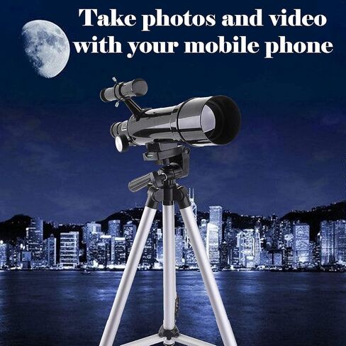 التلسكوب الفلكي تلسكوب Zoom 90x HD في الهواء الطلق من التلسكوب أحادي الفضاء 360/50 مم مع الانكسار مع نطاق الباحث والترايبود الهدية الجذعية المثالية لعلم فلك شاب وأطفال (متعدد الألوان) in Saudi Arabia