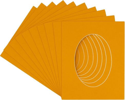 16x20 Mat Bevel Cut for 13.5x17 Photos - Precut Brittany Blue Oval Shaped Photo Mat Board Opening - Acid Free Matte to Protect Your Pictures - Bevel Cut for Family Photos, Pack of 1 Matboard in Saudi Arabia