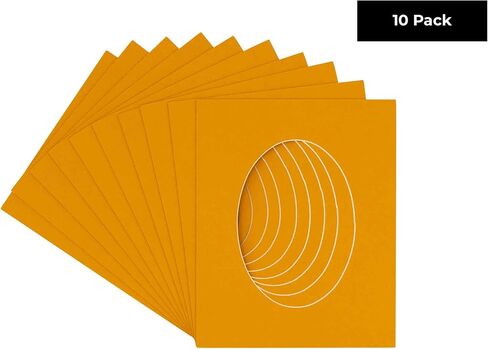 16x20 Mat Bevel Cut for 13.5x17 Photos - Precut Brittany Blue Oval Shaped Photo Mat Board Opening - Acid Free Matte to Protect Your Pictures - Bevel Cut for Family Photos, Pack of 1 Matboard in Saudi Arabia