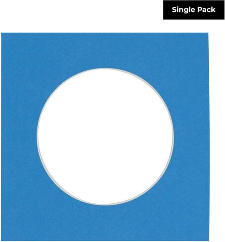 CountryArtHouse Hunter Green Acid Free 16x16 Circle Picture Frame Mat with White Core Bevel Cut for 12x12 Pictures - Fits 16x16 Frame - Pack of 1 Matboard in Kuwait