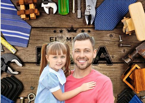 CHAIYA 7x5ft Father's Day Photography Backdrop Spanish El Mejor Papá Del Mundo Backdrop I Love Dad Decoration Feliz Día Del Padre Party Decor Father's Day Banner Backdrops in Saudi Arabia