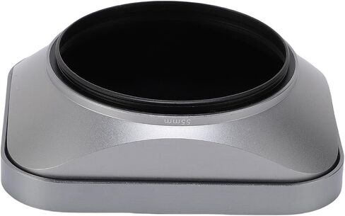 Fydun Square Lens Hood 55mm Aluminum Alloy Metal Lens Hood Camera Accessories Shade Universal (Silver) in Saudi Arabia