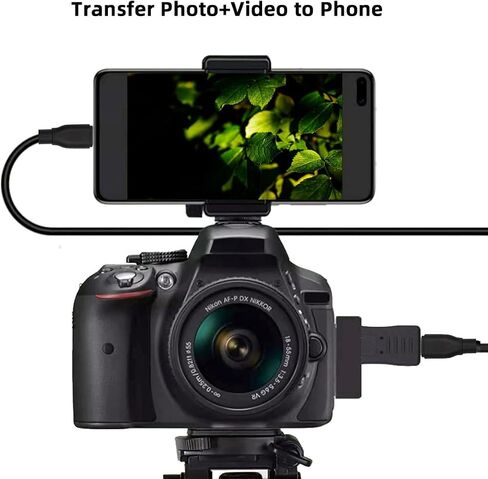 CY Adapter 3pcs/Set USB-C Type-C Micro Mini USB Female to Camera Mini 8P Data Power Adapter for Coolpix UC-E6 UC-E16 UC-E17 DSC-W DMC-S EX-Z in Saudi Arabia