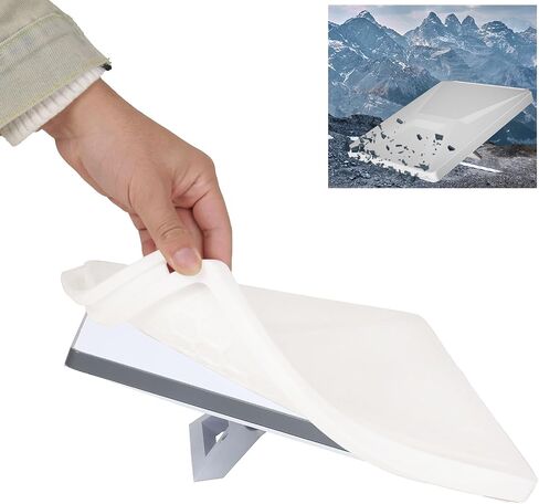 for Starlink Mini Silicone Cover – IP67 Waterproof, Anti-Drop Protector for Camping/RV – Snug Fit, Signal-Friendly (White) in Kuwait