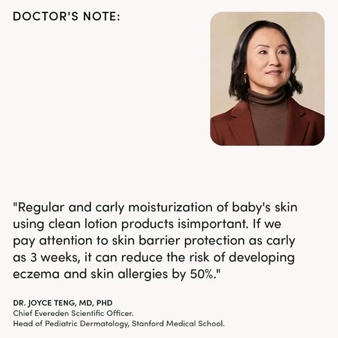 Evereden Baby Body Lotion, Dermatologist-Tested, Unscented, 6.7 fl oz | Non-Greasy Baby Mositurizer, Clean & Gentle Baby Care, Fragrance-Free, National Eczema Association Accepted, 6.7 fl oz in Kuwait