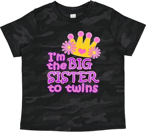 inktastic I'm The Big Sister to Twins. Toddler T-Shirt in Saudi Arabia