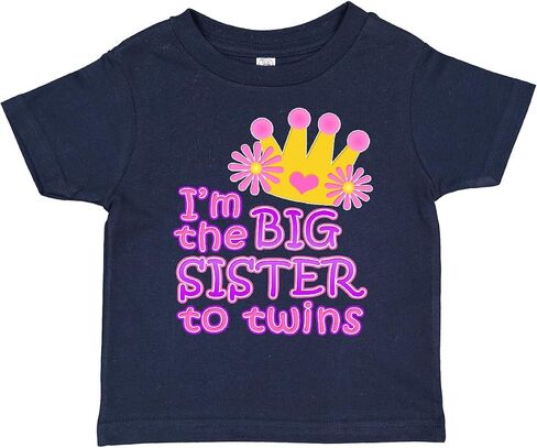 inktastic I'm The Big Sister to Twins. Toddler T-Shirt in Saudi Arabia