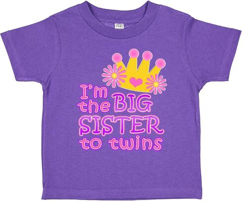 inktastic I'm The Big Sister to Twins. Toddler T-Shirt in Saudi Arabia