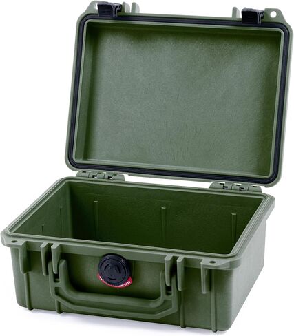 Pelican 1150 Case, OD Green with Black Latches, None (Case Only) in Kuwait