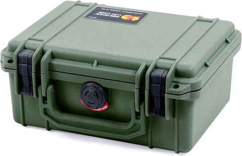 Pelican 1150 Case, OD Green with Black Latches, None (Case Only) in Kuwait