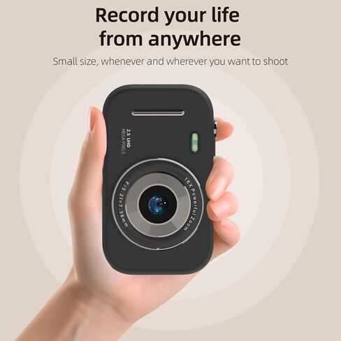 1080P Digital Camera Portable Digital Video Camera 48MP Dual Lens 2.8 Inch IPS Screen Game Playing Mc Listening Built-in Battery with 32GB TF Card USB Card Reader Birthday Christmas Gift for Teens in Saudi Arabia