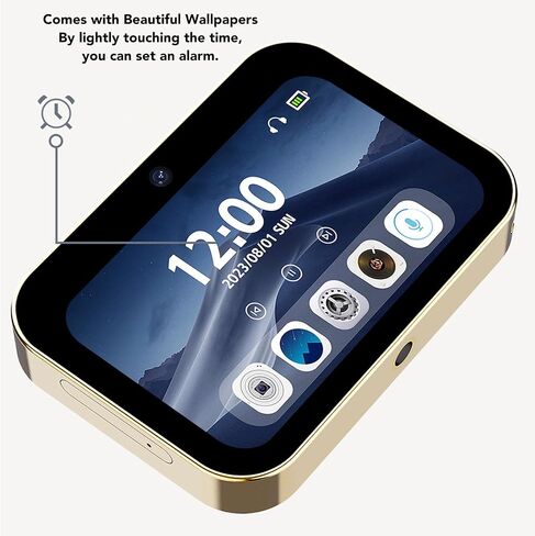 Zyyini 4K Digital Camera, 10X Telephoto 120 Degree Wide Angle 64Mp 4K Triple Photo and Video Camera, 3 Inch Touchscreen Small Movies Music Player Camera,3600mAh (Gold) in Saudi Arabia