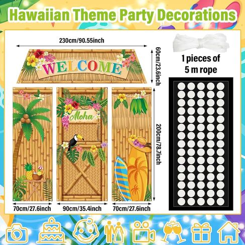 4 PCS Decorations Medieval Party Decorations 6.5 × 3 قدم لافتة باب القلعة تغطي ديكور القلعة في العصور الوسطى خلفية لوازم الحفلات الزخرفة دخول الجدار in Kuwait