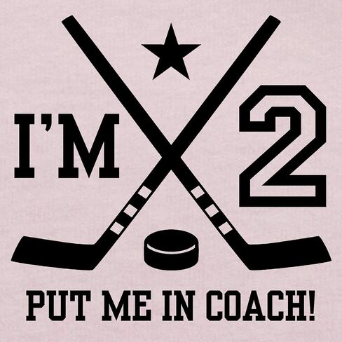 CafePress 2 Year Old Hockey Toddler T Shirt Cute Toddler Graphic Tee, 100% Cotton in Kuwait