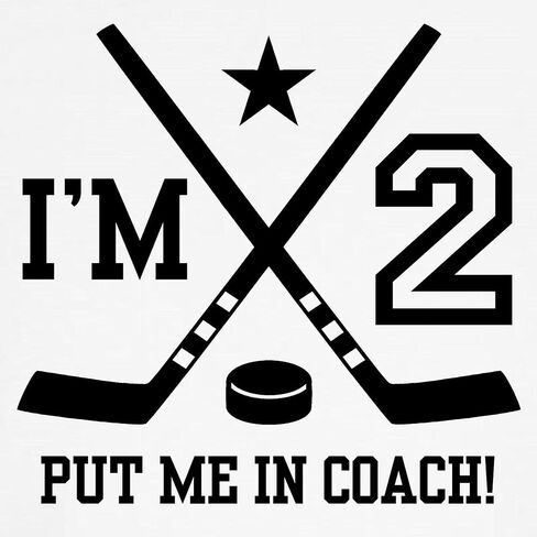 CafePress 2 Year Old Hockey Toddler T Shirt Cute Toddler Graphic Tee, 100% Cotton in Kuwait
