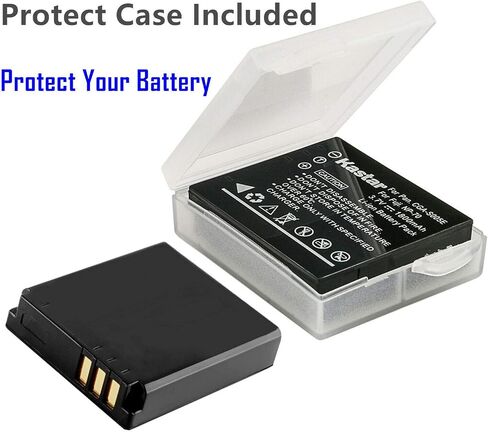 Kastar 1-Pack CGA-S005 Battery Replacement for Panasonic Lumix DMC- FX8, Lumix DMC- FX9, Lumix DMC- LX1, Lumix DMC- LX2, Lumix DMC- LX3, Lumix DMC- FS1, Lumix DMC- FS2, Lumix DMC- FX01 Camera in Saudi Arabia