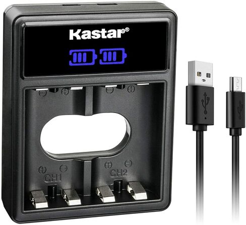 Kastar 1-Pack KAA2HR Battery and LCD Dual USB Charger Replacement for Kodak EasyShare C1013, C300, C310, C315, C330, C340, C360, C433, C433 Zoom, C503, C513, C530, C533 Zoom, C603, C613 Camera in Saudi Arabia