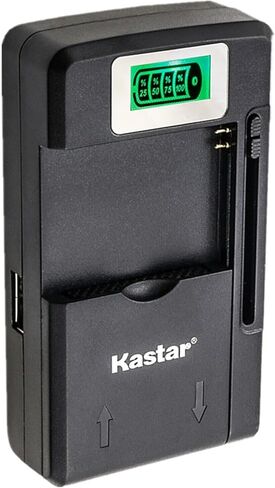 Kastar 2-Pack BL-5B Battery & Smart LCD Charger (3.7V, 890mAh) for ALC OT-S680, Minox DCC 5.1, NGM SOAP, Praktica DMMC10, iSpan DDV-965 in Saudi Arabia