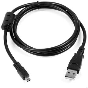 MaxLLTo Extra Long 5ft 2in1 USB Data SYNC-Charge Charging Cable Cord for Nikon Coolpix P50 P60 P80 P1200 Camera